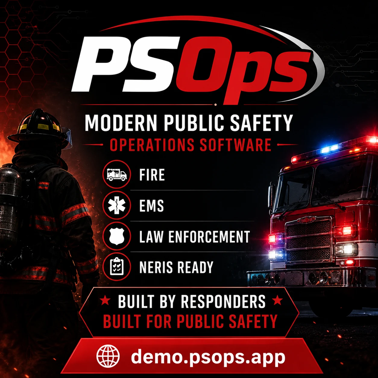 PSOps modern public safety operations software